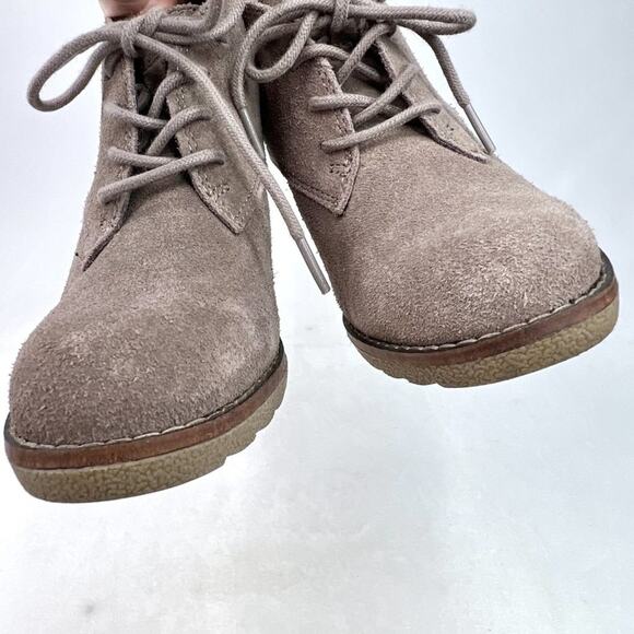 Sonoma Goods For Life Nadine Taupe Suede Wedge Booties 7 - Picture 7 of 10